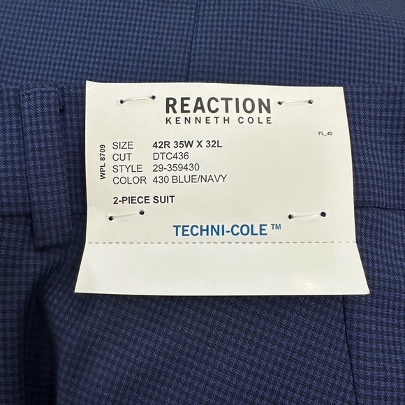 Kenneth Cole Reaction 2-Piece Suit - Navy - Picture 11 of 11